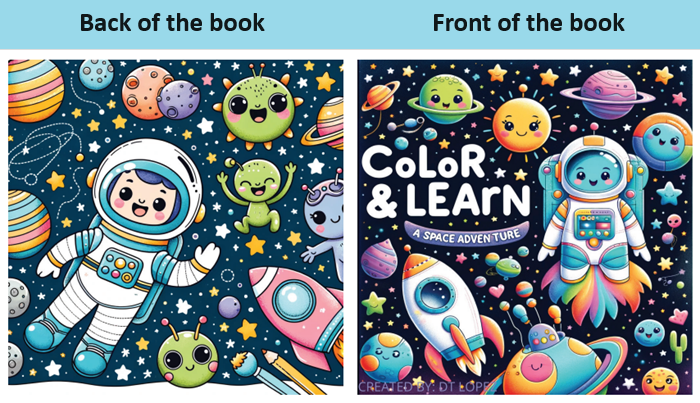 space adventure book cover