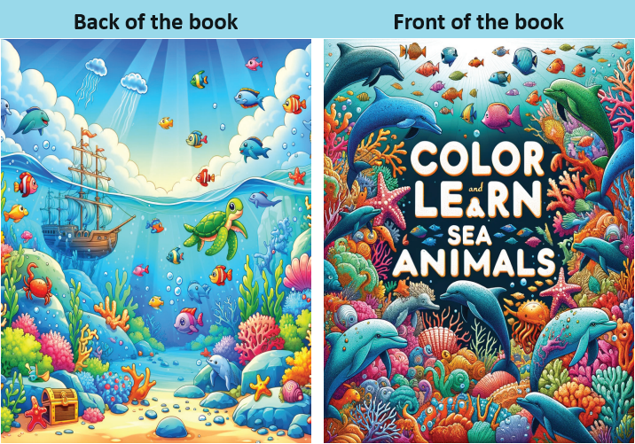 sea animals book cover